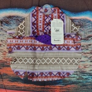 Poocho fleece poncho size medium